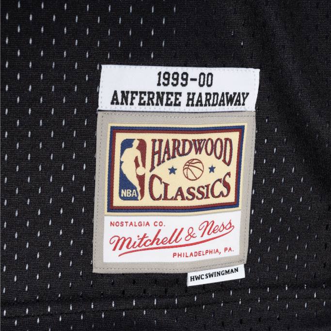 NBA 0F6D1514 phoenix suns penny hardaway mitchell & ness púrpura / negro hardwood classics split swingman jersey