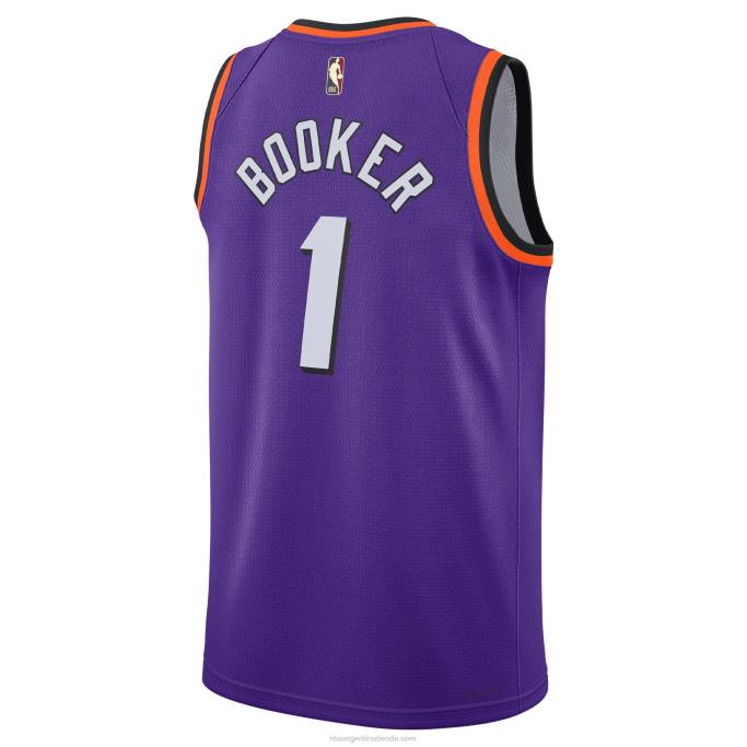 NBA 0F6D19 Phoenix Suns Devin Booker Nike Swingman Jersey Púrpura