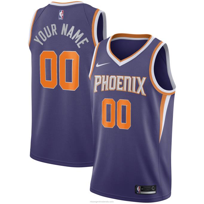 NBA 0F6D2727 camiseta personalizada nike phoenix suns swingman morado
