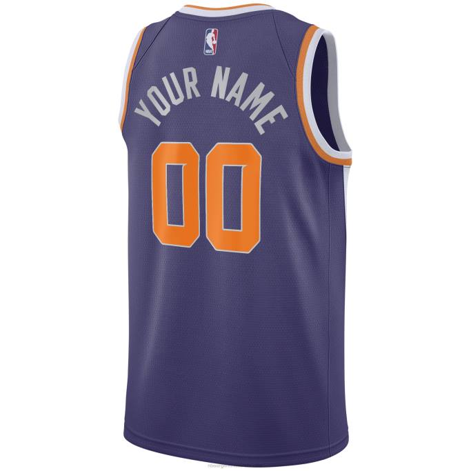 NBA 0F6D2727 camiseta personalizada nike phoenix suns swingman morado