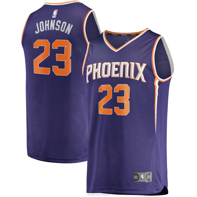 NBA 0F6D3165 camiseta réplica de cameron johnson de los suns de phoenix morada