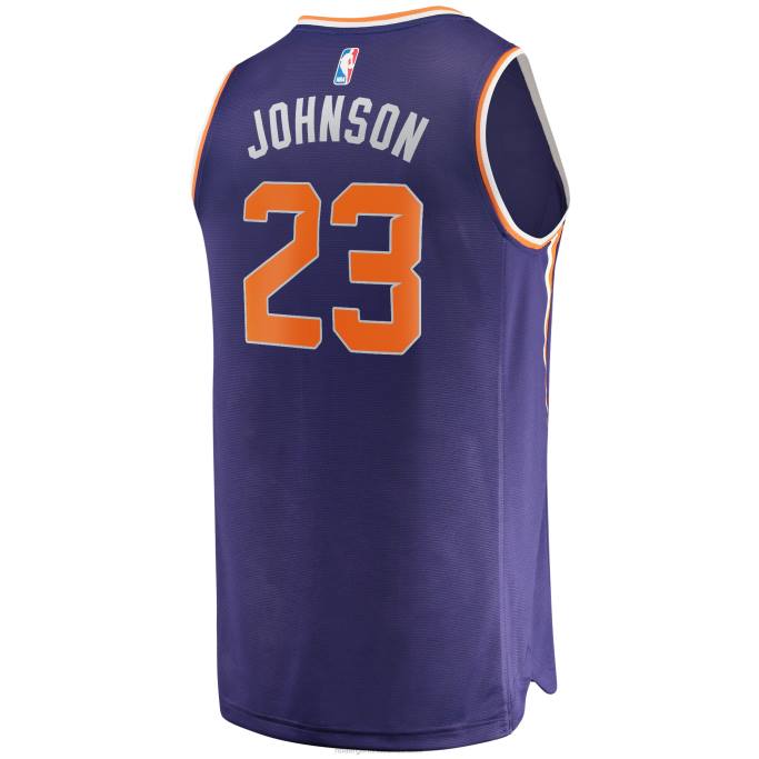 NBA 0F6D3165 camiseta réplica de cameron johnson de los suns de phoenix morada