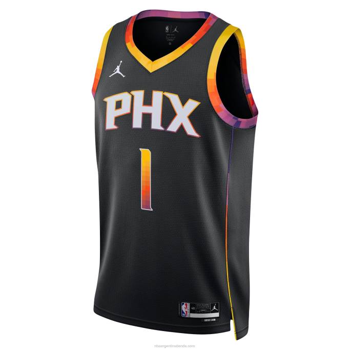 NBA 0F6D32 phoenix suns devin booker jordan marca negro swingman jersey
