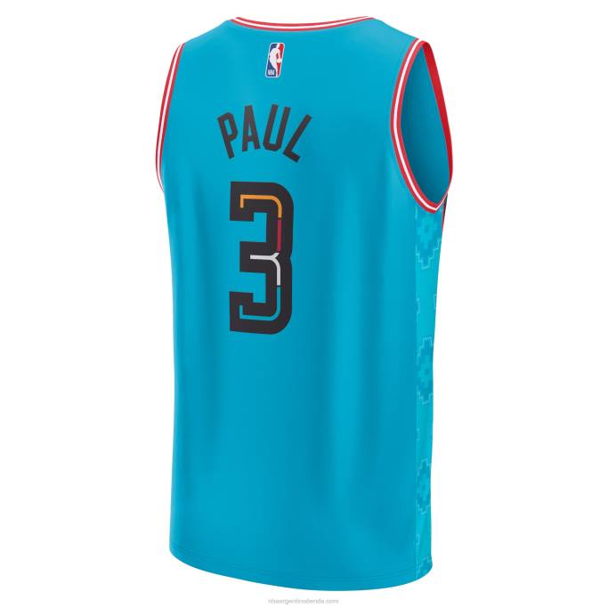 NBA 0F6D3757 phoenix suns chris paul turquesa fastbreak jersey