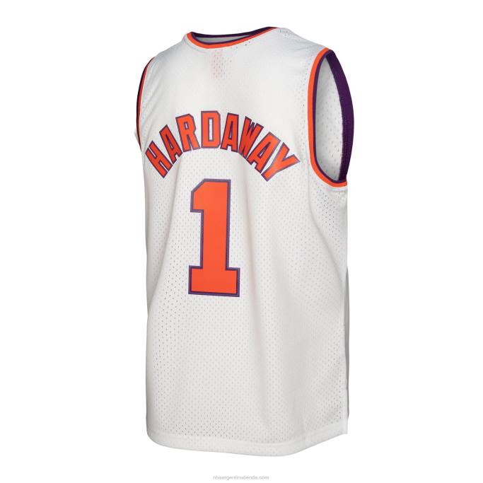 NBA 0F6D4003 phoenix suns penny hardaway mitchell & ness white hardwood classics swingman jersey
