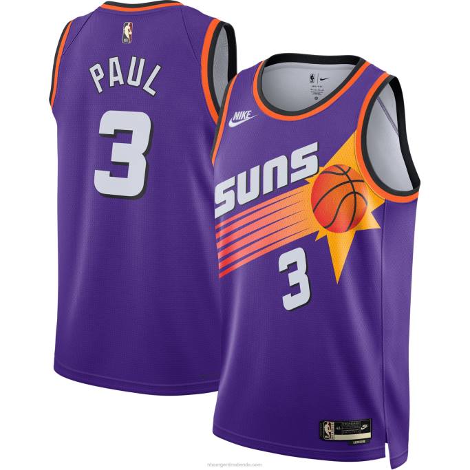 NBA 0F6D464 phoenix suns chris paul nike púrpura swingman jersey