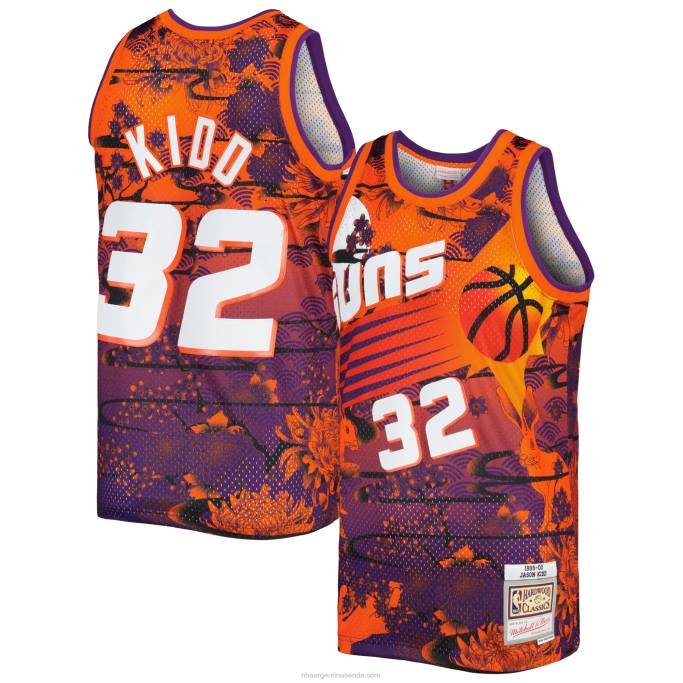 NBA 0F6D4902 phoenix suns jason kid d mitchell & ness naranja hardwood classics año nuevo lunar swingman jersey