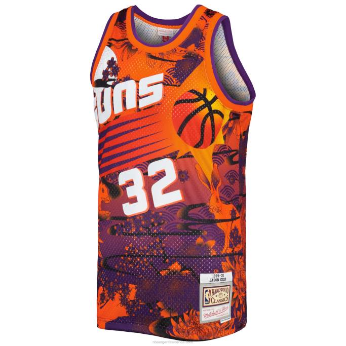 NBA 0F6D4902 phoenix suns jason kid d mitchell & ness naranja hardwood classics año nuevo lunar swingman jersey