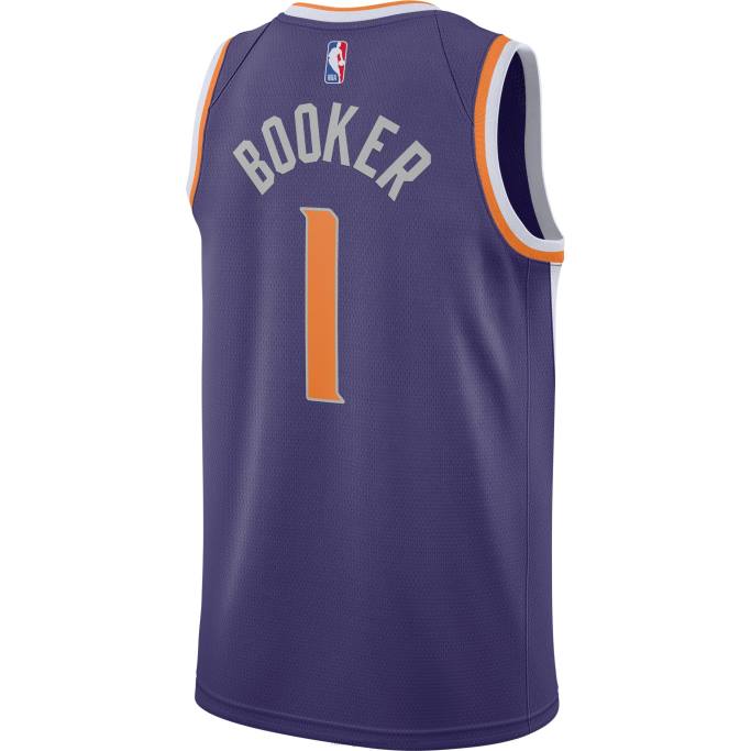 NBA 0F6D496 Phoenix Suns Devin Booker Nike Swingman Jersey Púrpura