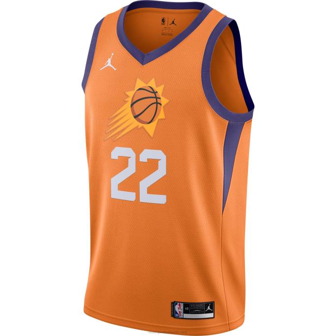 NBA 0F6D5503 phoenix suns deandre ayton jordan marca naranja swingman jersey
