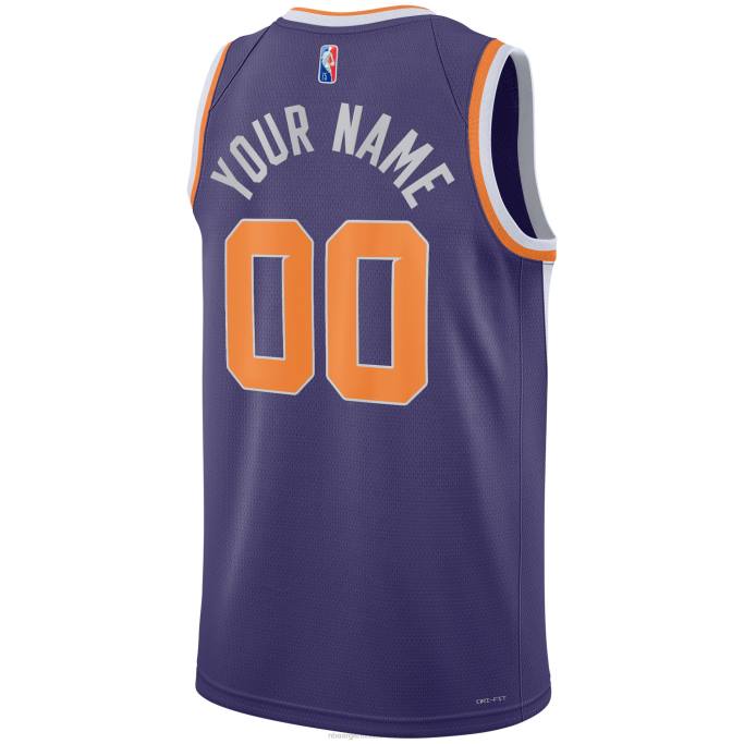 NBA 0F6D6339 Phoenix Suns Nike Purple Diamond Swingman camiseta personalizada