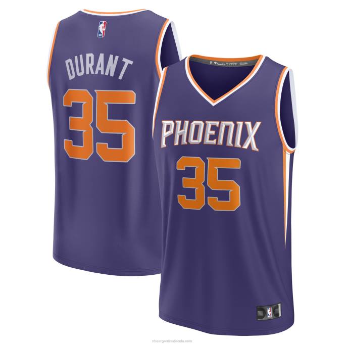 NBA 0F6D66 phoenix soles kevin durant púrpura fastbreak jersey