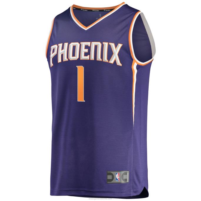 NBA 0F6D704 fénix suns devin booker púrpura fast break réplica playera jersey