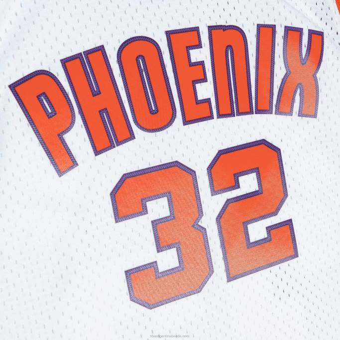 NBA 0F6D7282 phoenix suns amar'e stoudemire mitchell & ness blanco hardwood classics swingman jersey