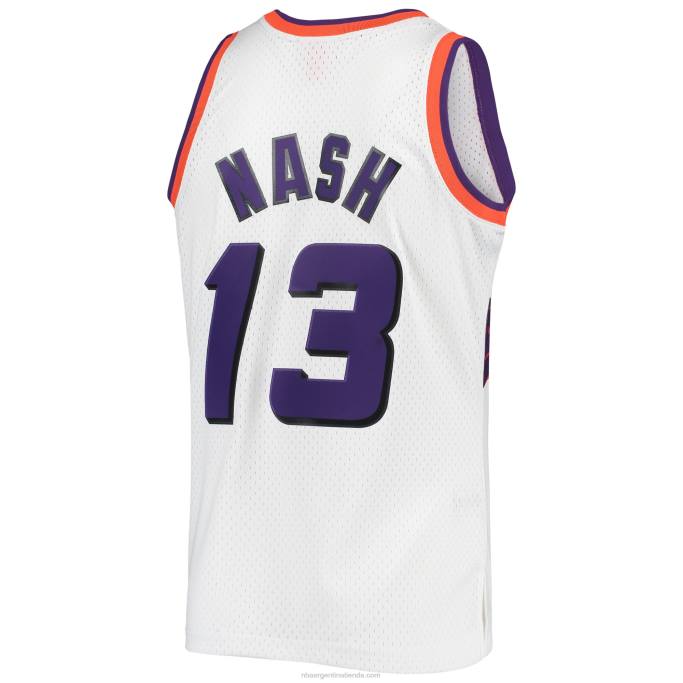NBA 0F6D7758 phoenix suns steve nash mitchell & ness blanco 1996-authentic hardwood classics jersey swingman