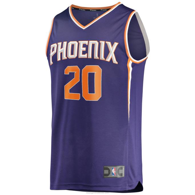 NBA 0F6D7814 Phoenix Suns Dario Saric Réplica de camiseta morada de jugador Fast Break