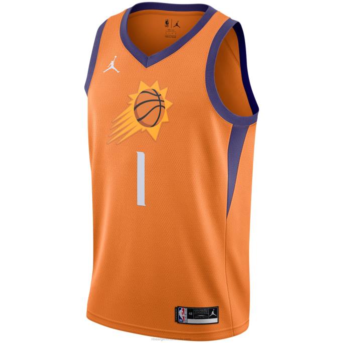 NBA 0F6D955 phoenix suns devin booker jordan marca naranja swingman jersey