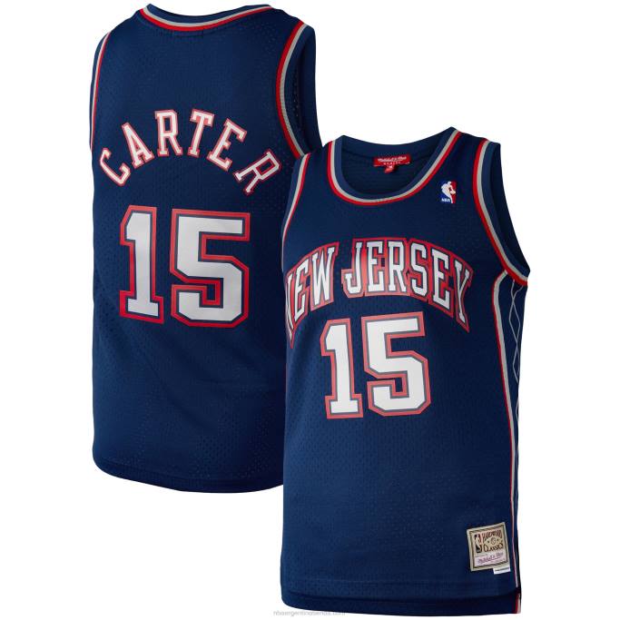 NBA 0F6D15297 new jersey nets vince carter mitchell & ness azul marino hardwood classics 2006 swingman jersey