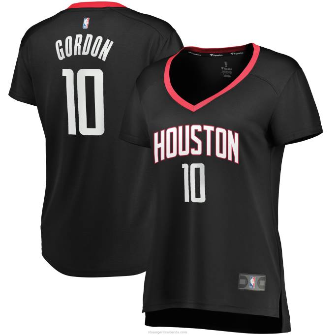 NBA 0F6D16037 Réplica de la camiseta de los Houston Rockets Eric Gordon Black Fast Break Player