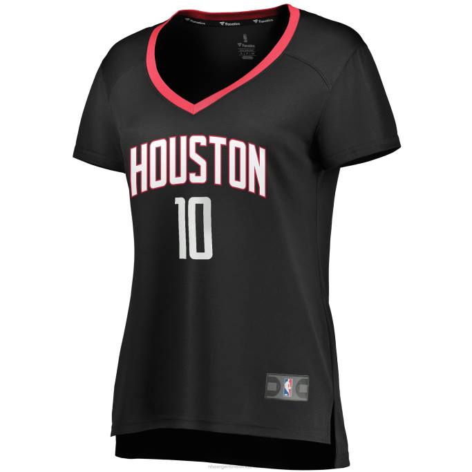 NBA 0F6D16037 Réplica de la camiseta de los Houston Rockets Eric Gordon Black Fast Break Player