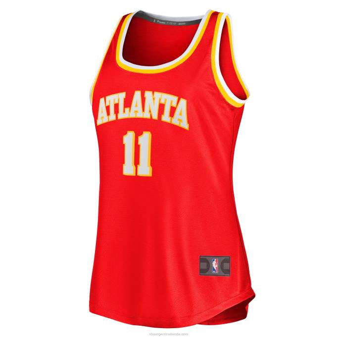 NBA 0F6D8801 atlanta hawks trae joven camiseta roja de tanque de descanso rápido