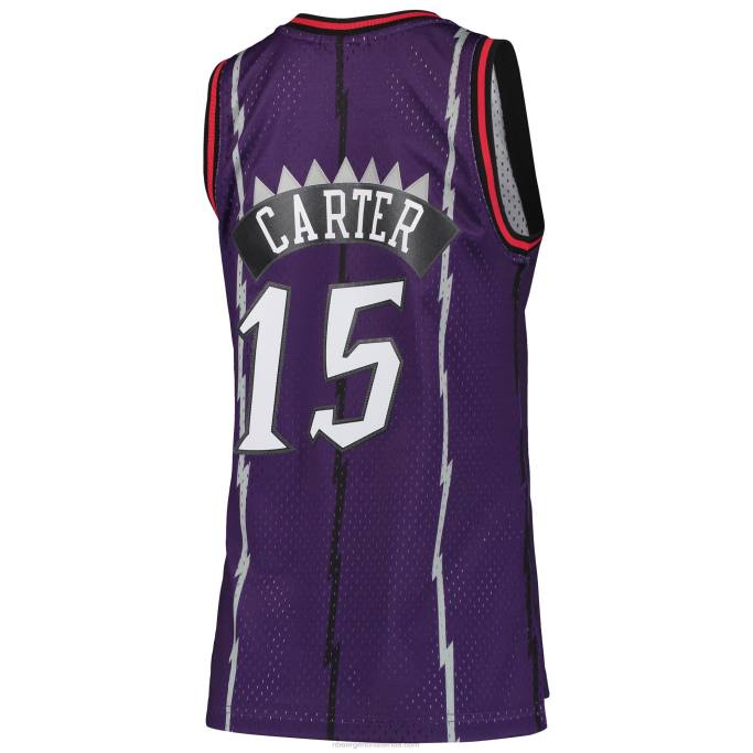 NBA 0F6D8870 toronto raptors vince carter mitchell & ness púrpura clásico de madera dura swingman jersey
