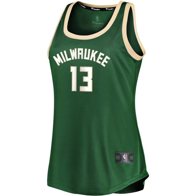 NBA 0F6D9821 milwaukee bucks malcolm brogdon camiseta sin mangas verde cazador del equipo fast break