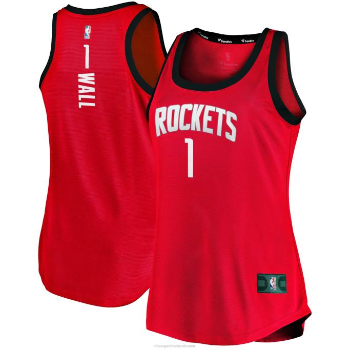 NBA 0F6D9923 houston cohetes john wall rojo fast break tanque jersey