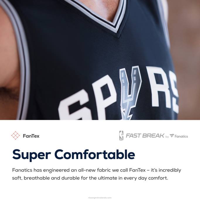 NBA 0F6D12741 camiseta replica san antonio spurs keldon johnson negra fast break