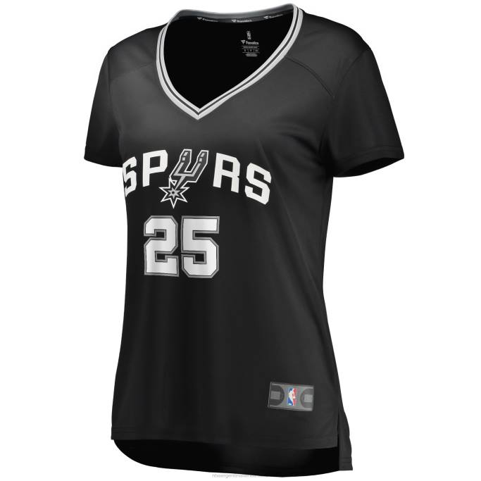 NBA 0F6D13459 san antonio spurs jakob poeltl blanco fast break réplica jugador jersey