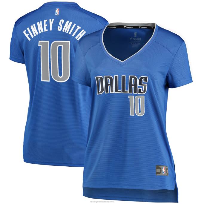 NBA 0F6D13258 dallas mavericks dorian finney-smith azul fast break replica playera de jugador