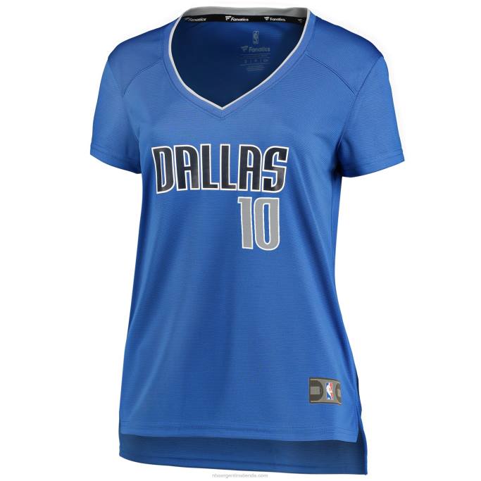 NBA 0F6D13258 dallas mavericks dorian finney-smith azul fast break replica playera de jugador
