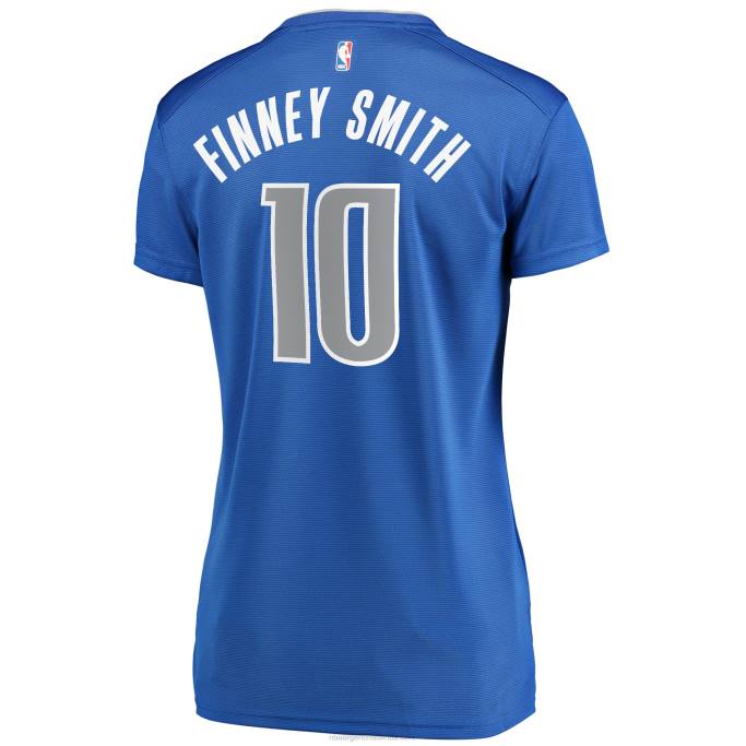 NBA 0F6D13258 dallas mavericks dorian finney-smith azul fast break replica playera de jugador