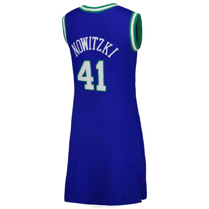NBA 0F6D8831 dallas mavericks dirk nowitzki azul marino 1998 hardwood classics nombre y número jugador jersey vestido