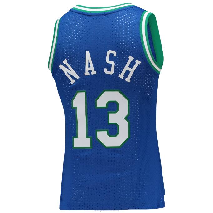 NBA 0F6D9705 dallas mavericks steve nash mitchell & ness blue hardwood classics swingman jersey