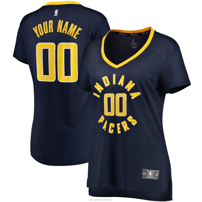 NBA 0F6D11025 camiseta personalizada de ruptura rápida de la marina de los pacers de indiana