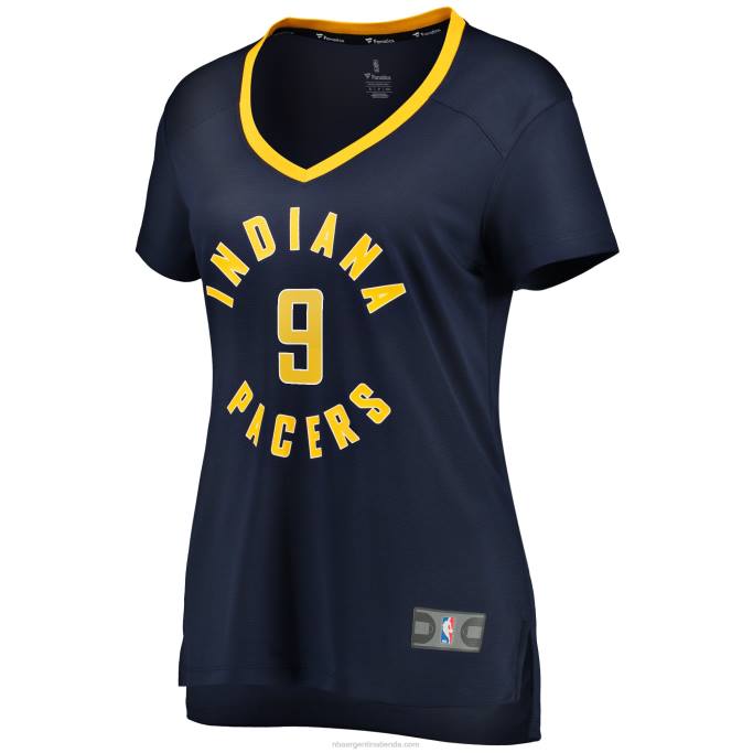 NBA 0F6D13750 indiana pacers t.j. Réplica de camiseta de jugador McConnell Navy Fast Break