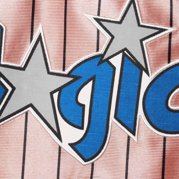 NBA 0F6D10157 orlando magic penny hardaway mitchell & ness rosa 75 aniversario oro rosa 1993 swingman jersey