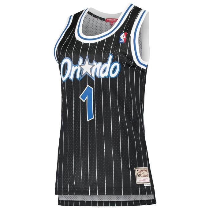 NBA 0F6D10261 orlando magic penny hardaway mitchell & ness negro hardwood classics swingman jersey