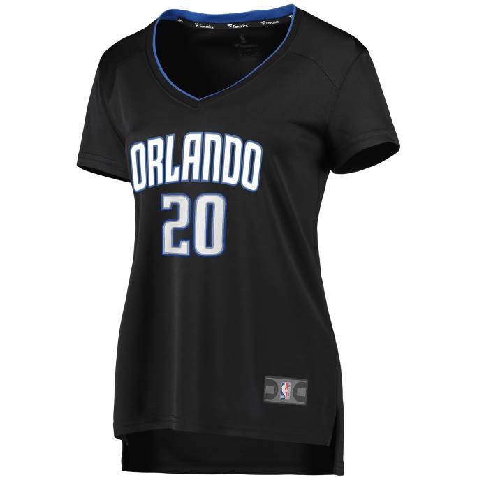NBA 0F6D12513 camiseta orlando magic markelle fultz 2019 fast break réplica jugador negro