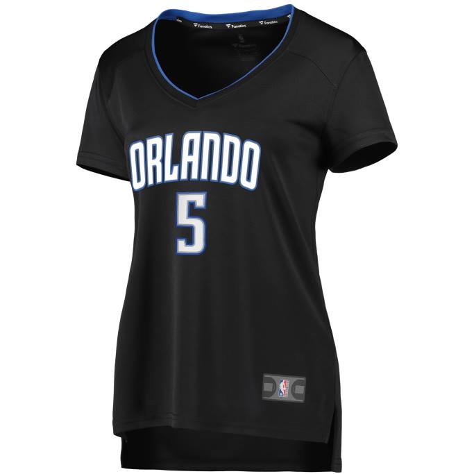 NBA 0F6D13471 Camiseta orlando magic mohamed bamba 2019 réplica jugador negro fast break