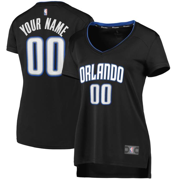 NBA 0F6D9869 Camiseta personalizada orlando magic black réplica fast break 2019