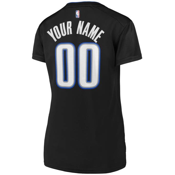 NBA 0F6D9869 Camiseta personalizada orlando magic black réplica fast break 2019