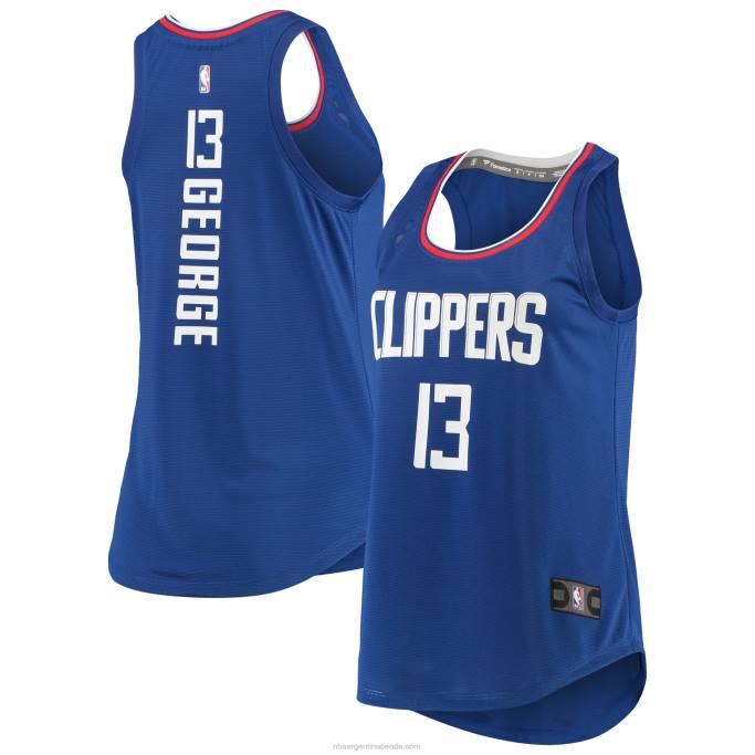 NBA 0F6D11959 la clippers paul george royal fast break jugador movimiento jersey camiseta sin mangas