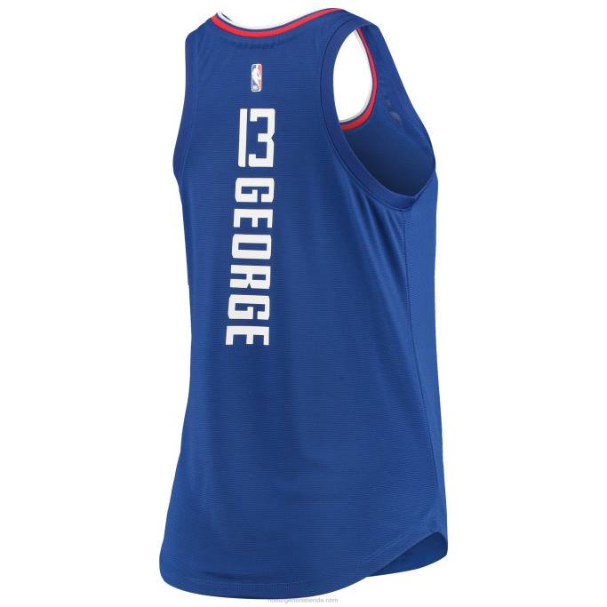 NBA 0F6D11959 la clippers paul george royal fast break jugador movimiento jersey camiseta sin mangas
