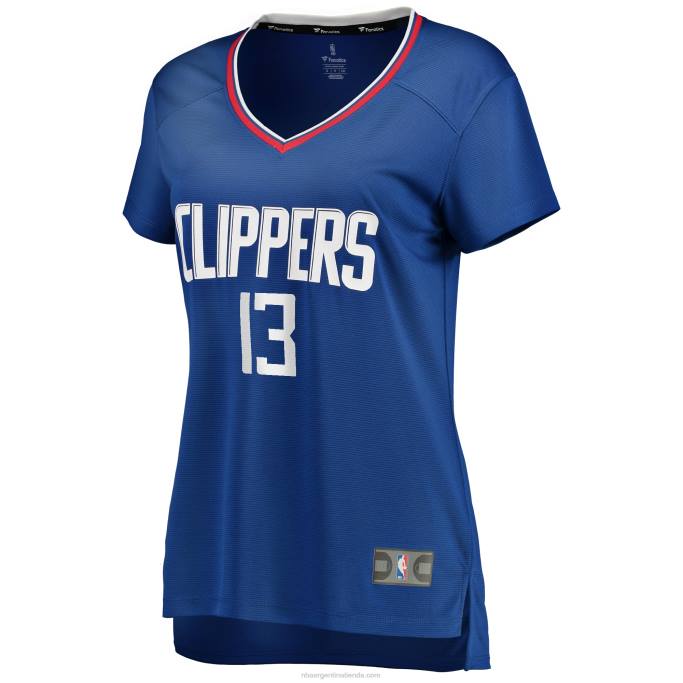 NBA 0F6D12001 la clippers paul george royal fast break réplica jersey