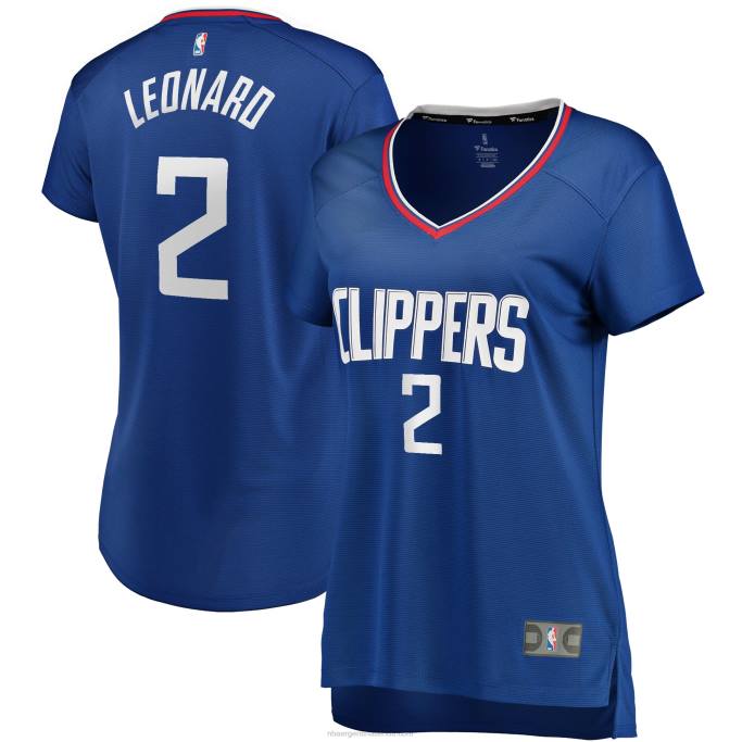 NBA 0F6D12545 la clippers kawhi leonard royal fast break réplica jersey
