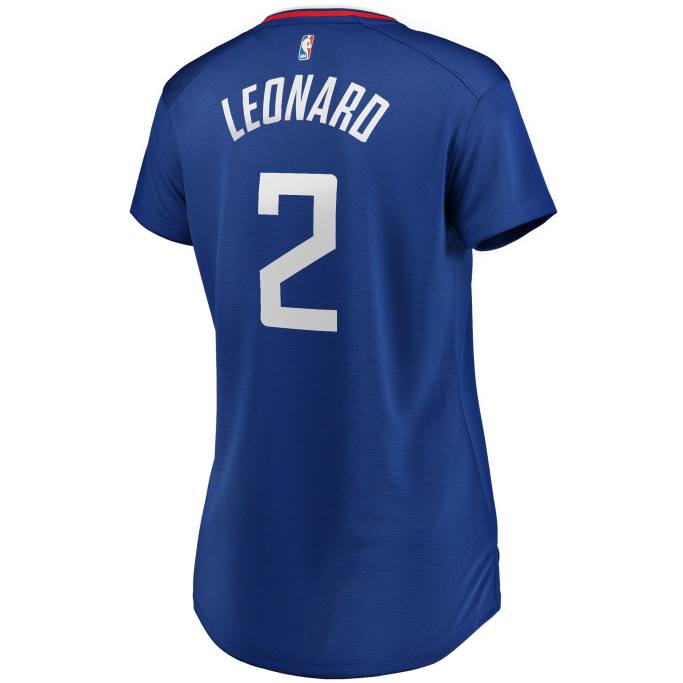 NBA 0F6D12545 la clippers kawhi leonard royal fast break réplica jersey