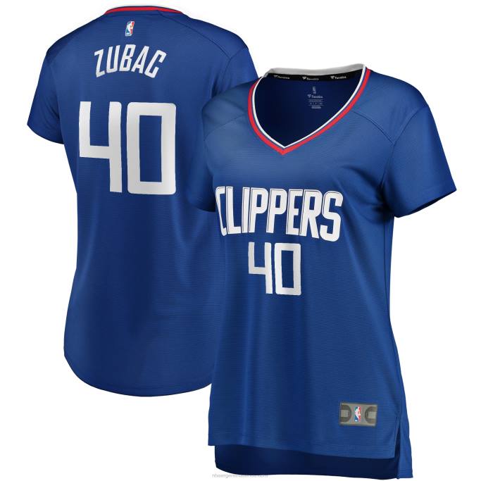 NBA 0F6D13411 camiseta réplica de la clippers ivica zubac royal fast break