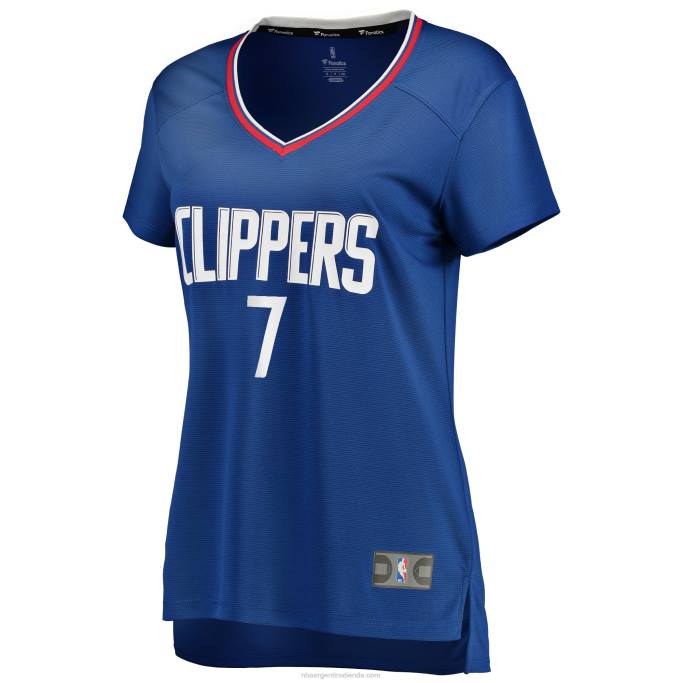 NBA 0F6D14011 la clippers amir coffey royal fast break replica playera de jugador